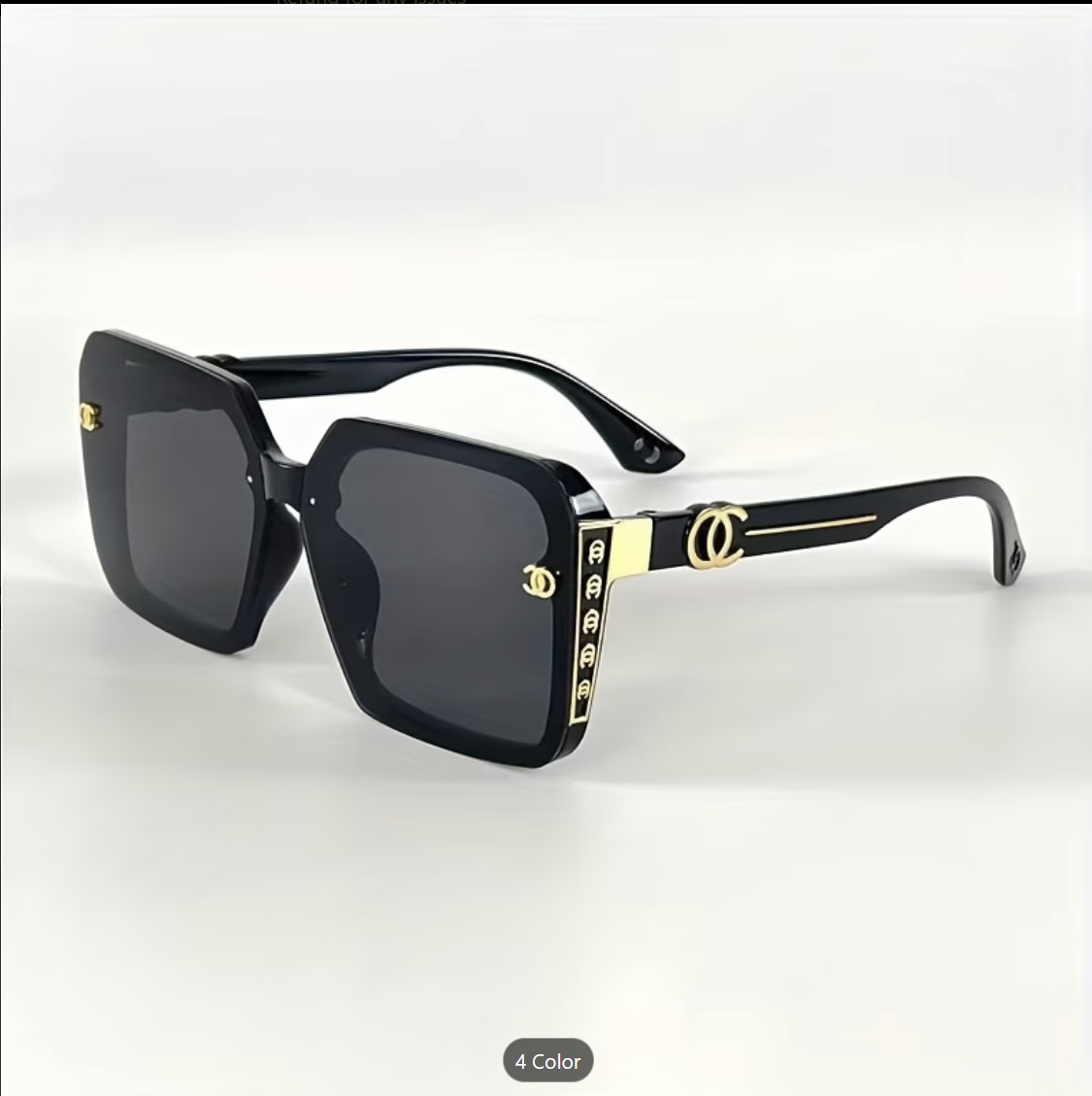 Trendy PC Material Fashion Glasses for Street Photography Outfits